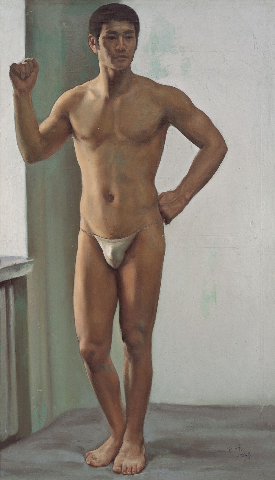 中国油画院院长杨云飞油画作品欣赏|电影图解师微博配图原图_无码图片